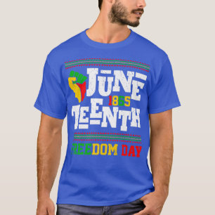 T-shirt Retro 18 juin 65 afro-américain de la liberté