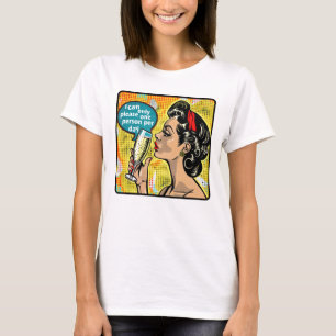 T-shirt Retro 1950 Glam Girl Drôle Citation sarcastique