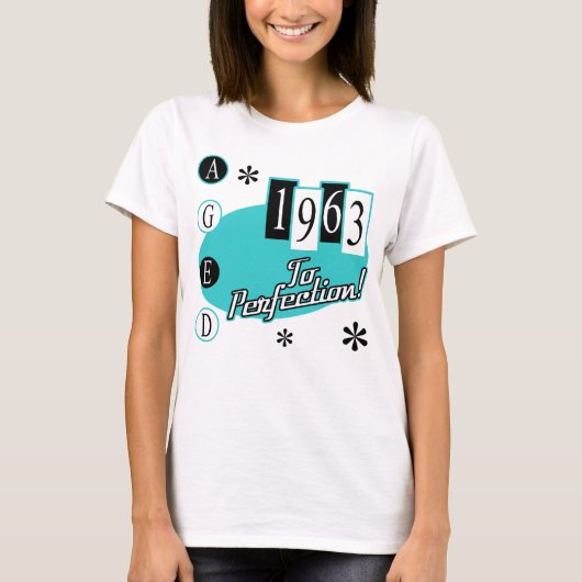 T-shirt Retro 1963 60e anniversaire (Devant)
