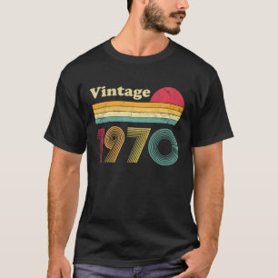 T-shirt Retro 1970 50E Anniversaire Cadeau Classique 50 An