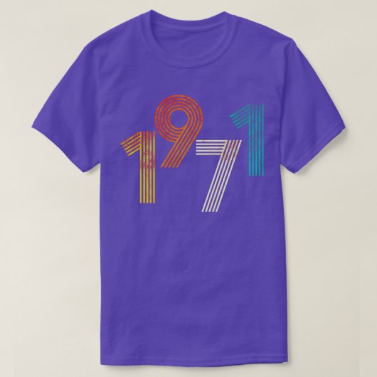 T-shirt Rétro 1971 (Design devant)