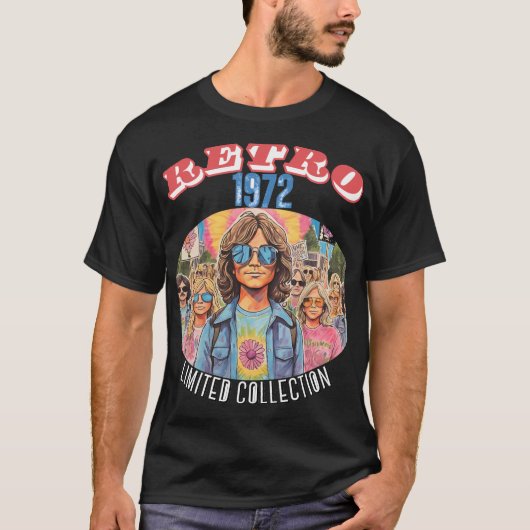 T-SHIRT RETRO 1972 - RETRO REVIVAL (COLLECTION LIMITÉE) (Devant)
