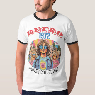 T-SHIRT RETRO 1972 - RETRO REVIVAL (COLLECTION LIMITÉE)