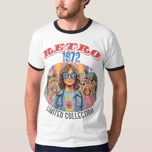 T-SHIRT RETRO 1972 - RETRO REVIVAL (COLLECTION LIMITÉE) (Devant)