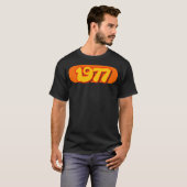 T-shirt Retro 1977 Pop Art Year In 70S Style (Devant entier)