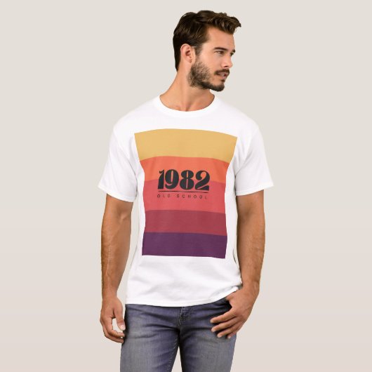T-shirt rétro 1982 (Devant entier)