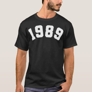 T-shirt Rétro 1989 Chemise Vêtements Pour Hommes Femmes