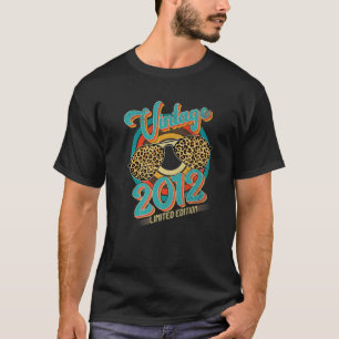 T-shirt Rétro 2012 10th Limited Edition Leopard 10 Year Ol