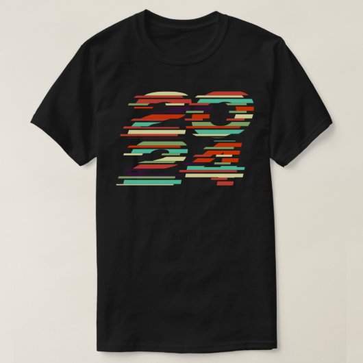 T-shirt Rétro 2024 (Design devant)
