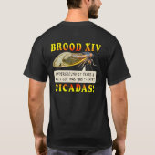 T-shirt Retro 2025 Brood XIV Cicada Chemise (Dos)