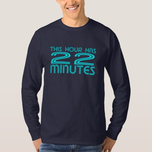 T-shirt Rétro - 22 minutes (Devant)