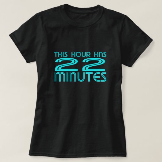 T-shirt Retro - 22 minutes femmes (Design devant)
