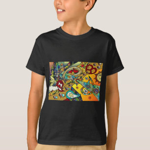 T-shirt Retro 60s Psychedelic Cycle de vie Cadeaux Vêtemen