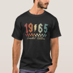 T-shirt Retro 60th Birthday Vintage 1965 Limited Edition<br><div class="desc">Rétro 60e anniversaire Vintage 1965 Edition Limitée Hommes Femmes Chemise</div>