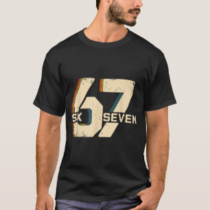T-shirt Rétro 67 Six Sept 6 7 Numéro Vintage 67 Meme Homme