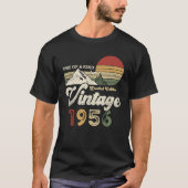 T-shirt Rétro 70e 1956 Cadeaux 70 ans Fabriqué en 1956 (Devant)
