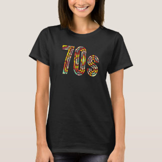 T-shirt Retro 70's 1970 Vintage Seventies Party 1970