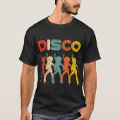 T-shirt Retro 70s Disco Dancer Vintage Design (Devant)