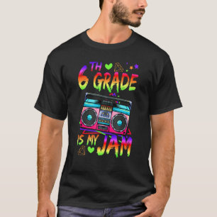 T-shirt Retro 80s 6e année est ma confiture Retour à l'éco