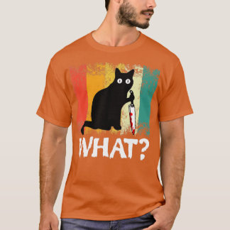 T-shirt Retro 80s 90s I do what I want with my cat funny W