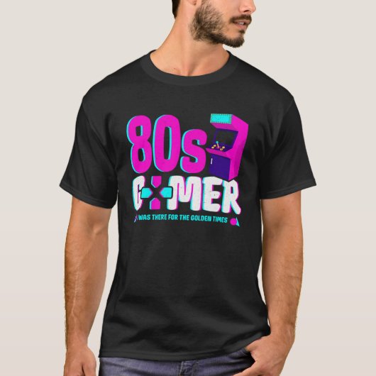 T-shirt Retro 80s Gamer Arcade OG Gamer Nostalgia Old Ga (Devant)