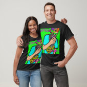 T-shirt rétro 80s hiphop (Unisexe)