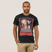 T-shirt Retro 80s Sunday River Ski (Devant entier)