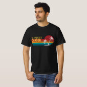 T-shirt Retro 80s Sunset Chaser Tropical Palm Trees (Devant entier)