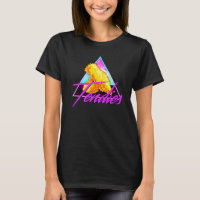 Retro 80s Vaporwave Chicken Tendies Dank Meme