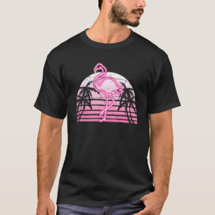 T-shirt Rétro 80s Vaporwave Exotic Bird Amoureux des anima