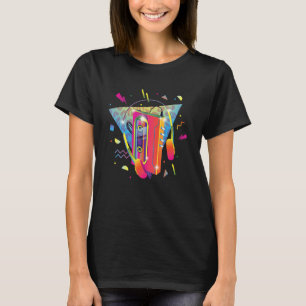 T-shirt Retro 80s Walkman Music Cassette Player 80