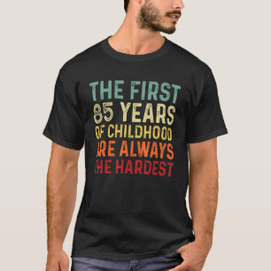 T-shirt Retro 85 Ans Hommes Femmes Dit 85ème Anniversaire