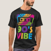 T-shirt Retro 90’s Vibe Cassette Design (Devant)