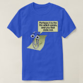 T-shirt Retro 90s00s Microsoft Clippy Peut-être est-ce la (Design devant)