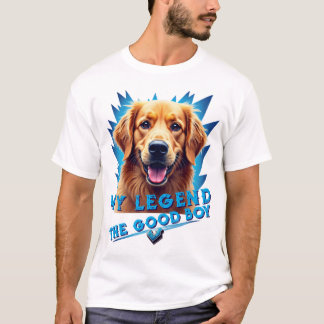 T-shirt Retro 90s Golden Retriever Mascot Custom Gifts