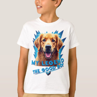 T-shirt Retro 90s Golden Retriever Mascot Custom Gifts