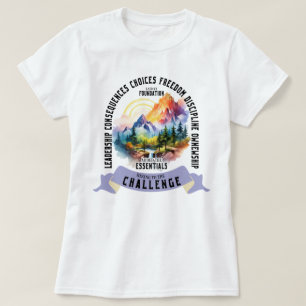 T-shirt Retro A Posé Ma Fondation Ajouté Les Essentials