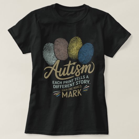 T-shirt Retro Accepter l'amour Comprendre l'autisme Accept (Design devant)