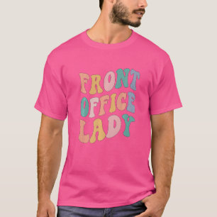 T-shirt Rétro Admin Squad Back To School Front Office Lady