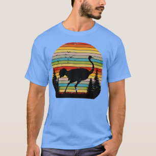 T-shirt Retro Africa Ostrich