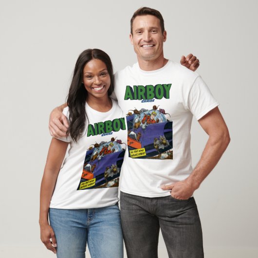 T-shirt Retro Airboy Comics (Unisexe)