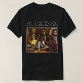 T-shirt Retro america groupe rockcadeau pour les fans (Design devant)