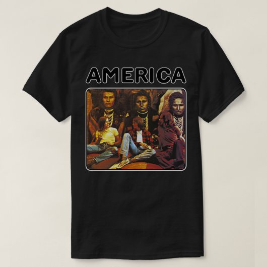 T-shirt Retro america groupe rockcadeau pour les fans (Design devant)
