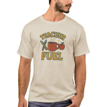 T-shirt rétro amusant enseignant carburant