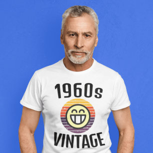 T-shirt RÉTRO ANNIVERSAIRE DES ANNÉES 1960