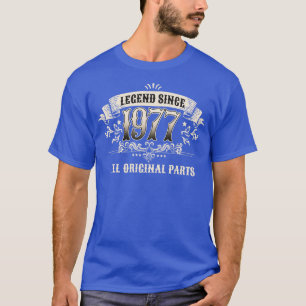 T-shirt Rétro Anniversaire VintageDepuis 1977 Toutes les p