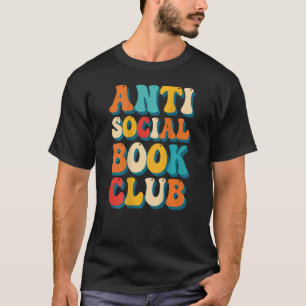 T-shirt Retro Anti-Club des livres Lecteurs
