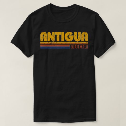T-shirt Retro Antigua Guatemala Style Vintage (Design devant)