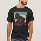 T-shirt Retro Ape Singe Zoo Animal Gorilla Gorilla (Devant)