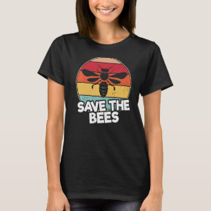 T-shirt Rétro apiculteurs Vintages Sauvez les abeilles Fem
